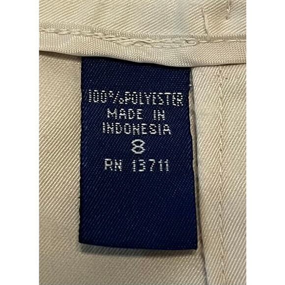 KAREN SCOTT WALKING SHORTS, WOMENS, 8, CREAMY BEIGE, BERMUDA, FRONT ZIP & BUTTON - Picture 10 of 11